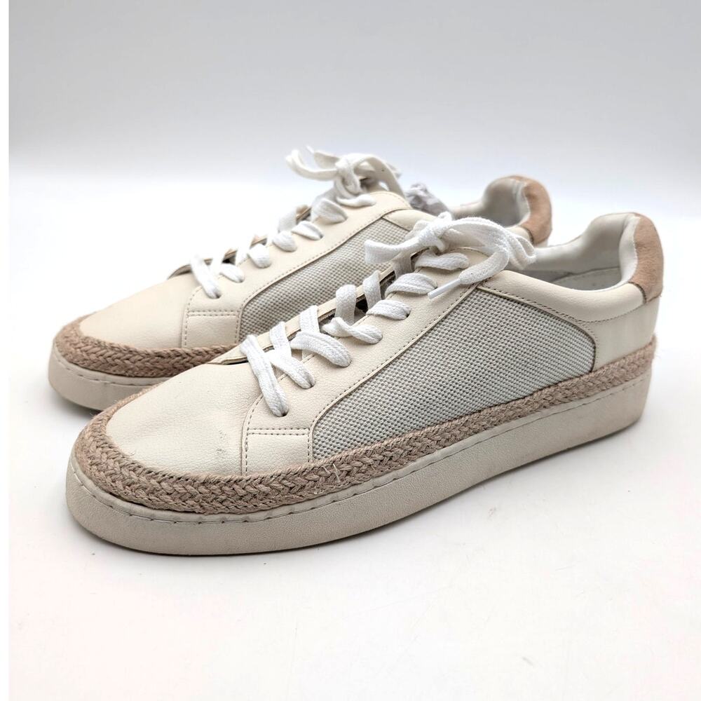 Nordstrom Rack Veruca Lace-Up Sneaker Shoes Women's Cream Size US10M EU40